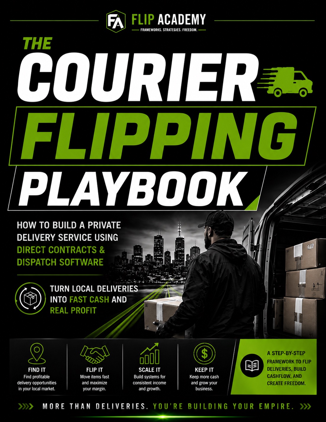 The Courier Flipping Playbook ebook cover