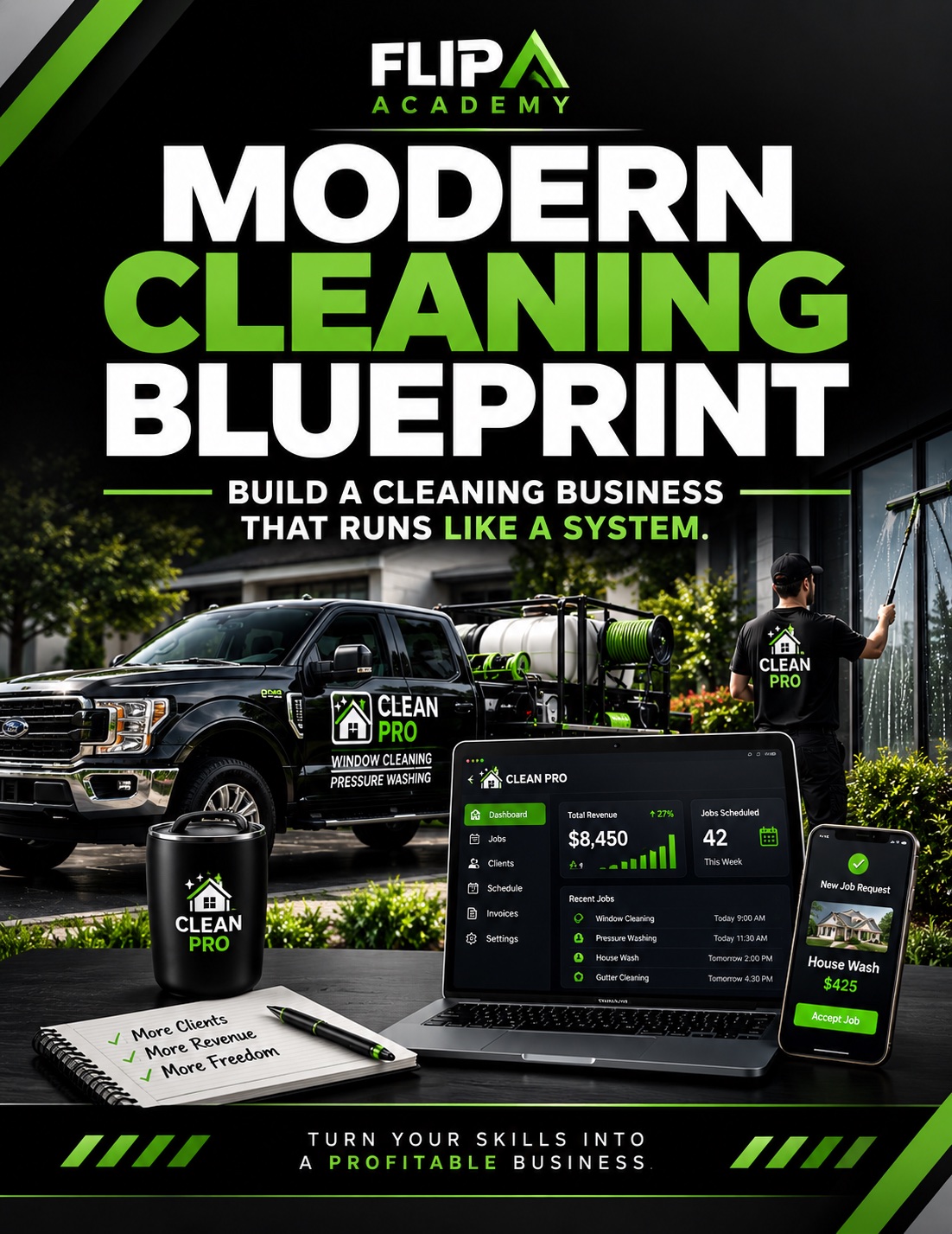 Modern Cleaning Blueprint ebook cover